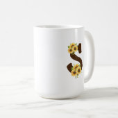 Letter S-Anpassung Design-Kaffee-Tasse Kaffeetasse (VorderseiteRechts)