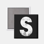 Letter S Family Chipmunk Group - passendes Hallowe Magnet (Vorderseite/Rückseite)