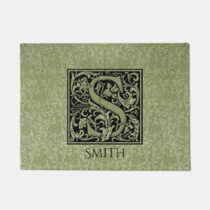 Letter S First Letter Monogram Personalisiert Fußmatte