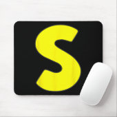 Letter S Funny Chipmunk Group Matching Halloween C Mousepad (Mit Mouse)