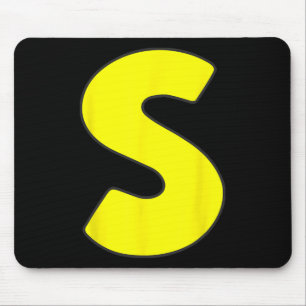 Letter S Funny Chipmunk Group Matching Halloween C Mousepad