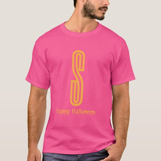 Letter S Funny Chipmunk Group Matching Halloween C T-Shirt (Vorderseite)
