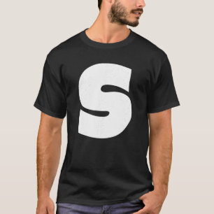 Letter S Lower Case Alphabet Matching ABC für Hall T-Shirt