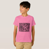 Letter S mittelalterliches Monogramm Art Nouveau T-Shirt (Vorne ganz)