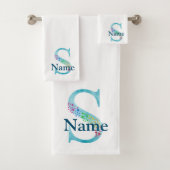 Letter S Monogram Initial Bath Gift Set (Insitu)