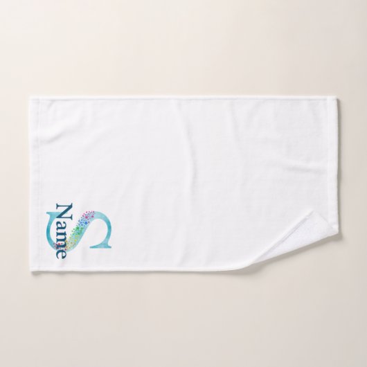 Letter S Monogram Initial Bath Gift Set (Handtuch)