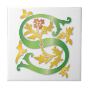Letter S Monogram-Lilie Fliese