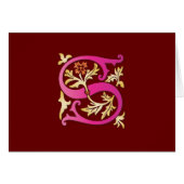 Letter S Monogramm (Vorderseite (Horizontal))