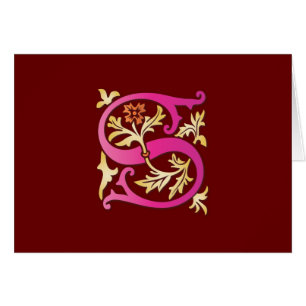 Letter S Monogramm