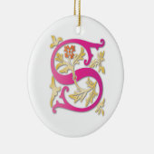 Letter S Monogramm Keramikornament (Rechts)