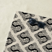 Letter S Vintag Celtic Knot Monogram Strandtuch (Beispiel)