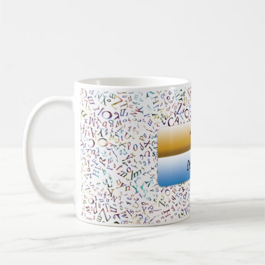 Letter Scramble Kaffeetasse (Links)