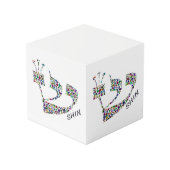 Letter Shin Würfel (Rückseite Schrägansicht)