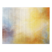 Letter Size 8,5" x 11" Uni Wasserfarbe Notizblock (Vorderseite)