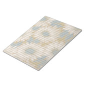 Letter Size 8,5 x 11 Wide Ruled Dusty Blue Retro Notizblock (angewinkelt)