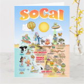 Letter Sized SoCal Blank Card Karte (Gelbe Blume)