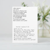 letter spacing einladung (Stehend Vorderseite)