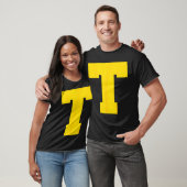 Letter T Christmas Thanksgiving Costume T-Shirt (Unisex)