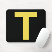 Letter T Fun Chipmunk Group Matching Halloween Cos Mousepad (Mit Mouse)