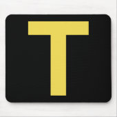 Letter T Fun Chipmunk Group Matching Halloween Cos Mousepad (Vorne)