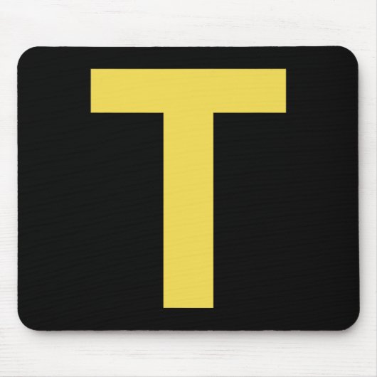 Letter T Fun Chipmunk Group Matching Halloween Cos Mousepad (Vorne)