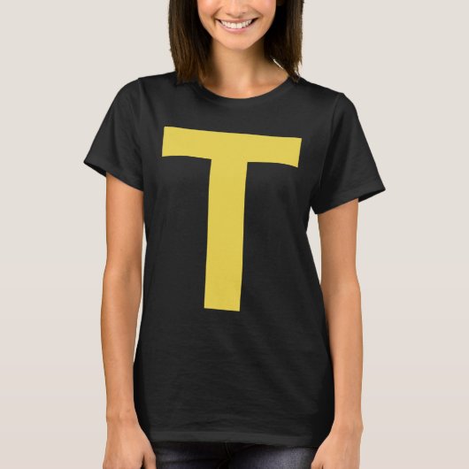 Letter T Fun Chipmunk Group Matching Halloween Cos T-Shirt (Vorderseite)