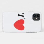 Letter T Heart - Valentine Initial Love Design Case-Mate iPhone Hülle (Rückseite (Horizontal))