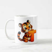 Letter T like Tiger Classic Tasse, 325 ml