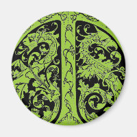Letter T mit Dragons Magnet