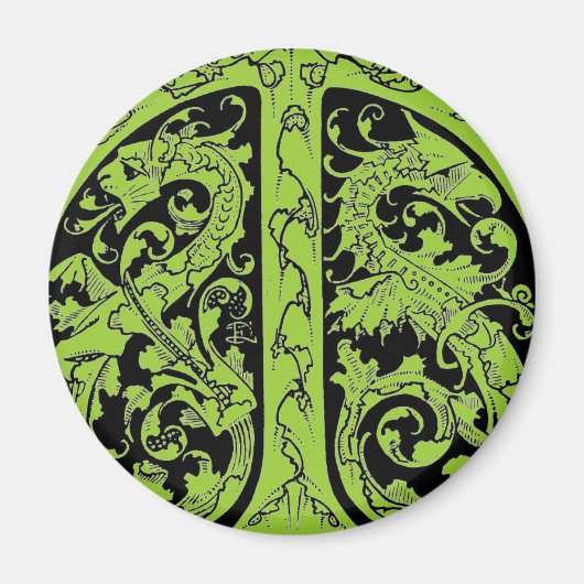 Letter T mit Dragons Magnet (Vorne)