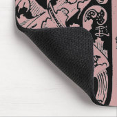 Letter T mit Dragons-Maus-Pad Mousepad (Ecke)