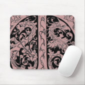 Letter T mit Dragons-Maus-Pad Mousepad (Mit Mouse)