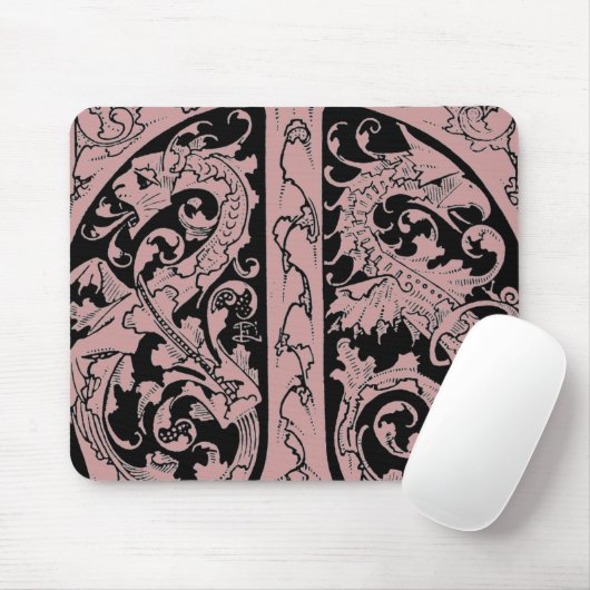 Letter T mit Dragons-Maus-Pad Mousepad (Mit Mouse)