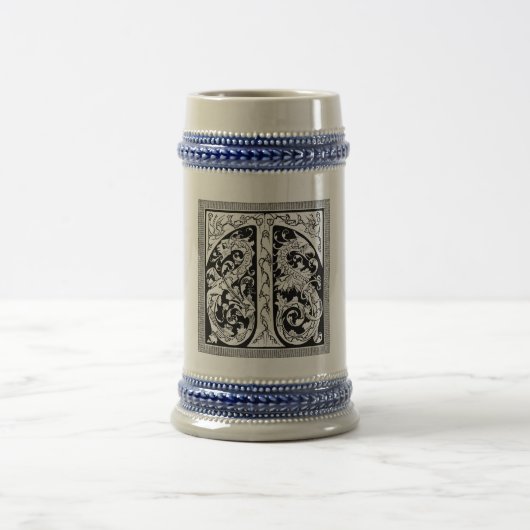 Letter T mit Dragons-Tasse Bierglas (Mittel)