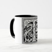 Letter T mit Dragons-Tasse Tasse (Vorderseite Links)