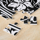 Letter T Mittelalterliches Monogramm Art Nouveau Puzzle (Seite)