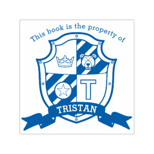 Letter T Wappen Book individuelle Name Kinderbibli Permastempel