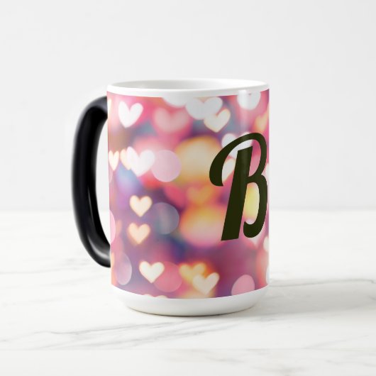 Letter-Tasse Verwandlungstasse (Vorderseite Links)