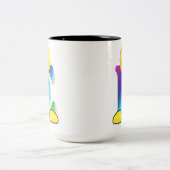 Letter-Tasse Zweifarbige Tasse (Mittel)