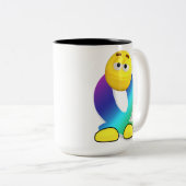 Letter-Tasse Zweifarbige Tasse (VorderseiteRechts)