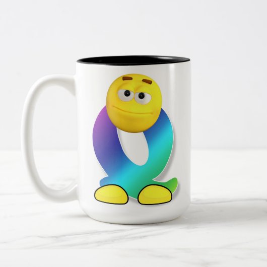 Letter-Tasse Zweifarbige Tasse (Links)