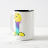 Letter-Tasse Zweifarbige Tasse (Vorderseite Links)