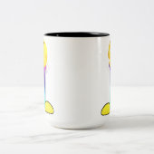 Letter-Tasse Zweifarbige Tasse (Mittel)