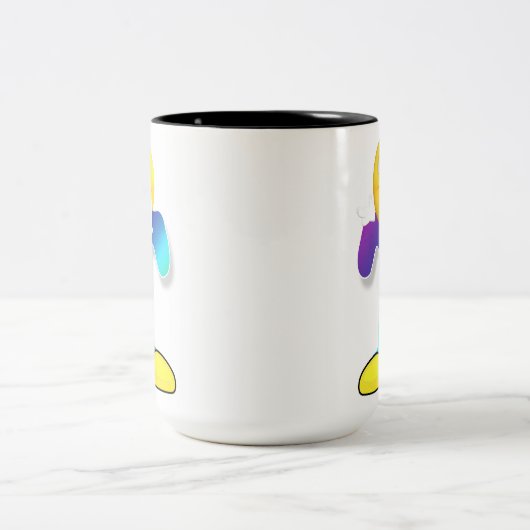 Letter-Tasse Zweifarbige Tasse (Mittel)