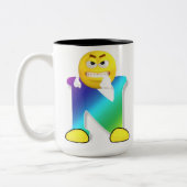 Letter-Tasse Zweifarbige Tasse (Links)