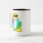 Letter-Tasse Zweifarbige Tasse (Vorderseite Links)