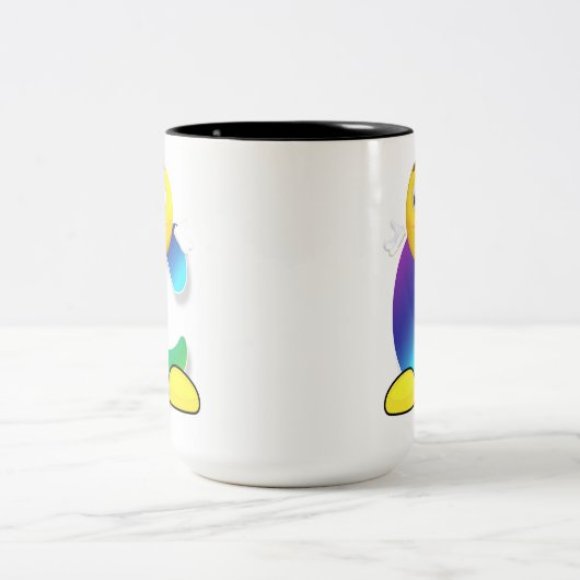 Letter-Tasse Zweifarbige Tasse (Mittel)