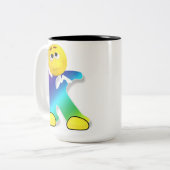Letter-Tasse Zweifarbige Tasse (Vorderseite Links)