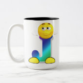 Letter-Tasse Zweifarbige Tasse (Links)