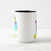 Letter-Tasse Zweifarbige Tasse (Mittel)